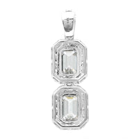 2.99 Carats Lab Grown Diamond 14K Gold Pendant