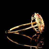 1.95 Ct Square Tourmaline 14K Gold Ring