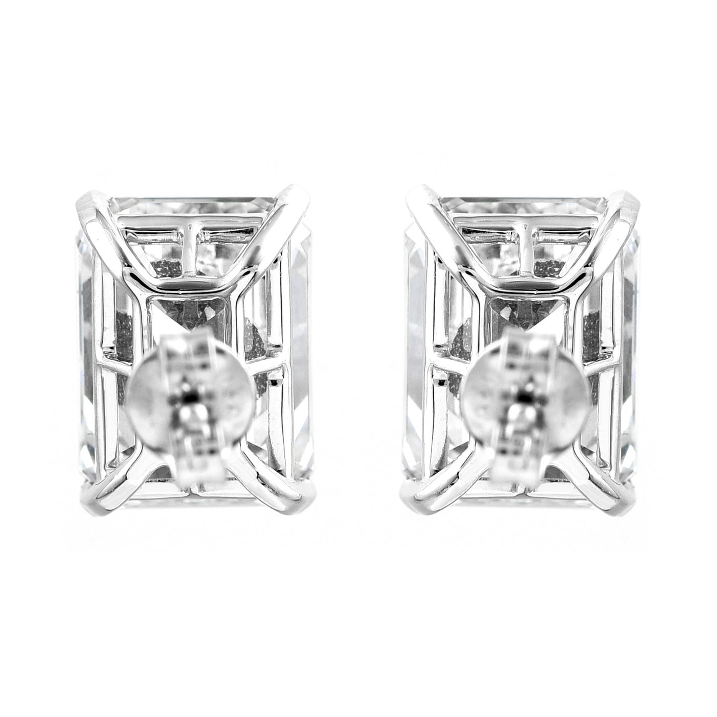 10.16 Carats Lab Grown Diamond 14K Gold Earrings