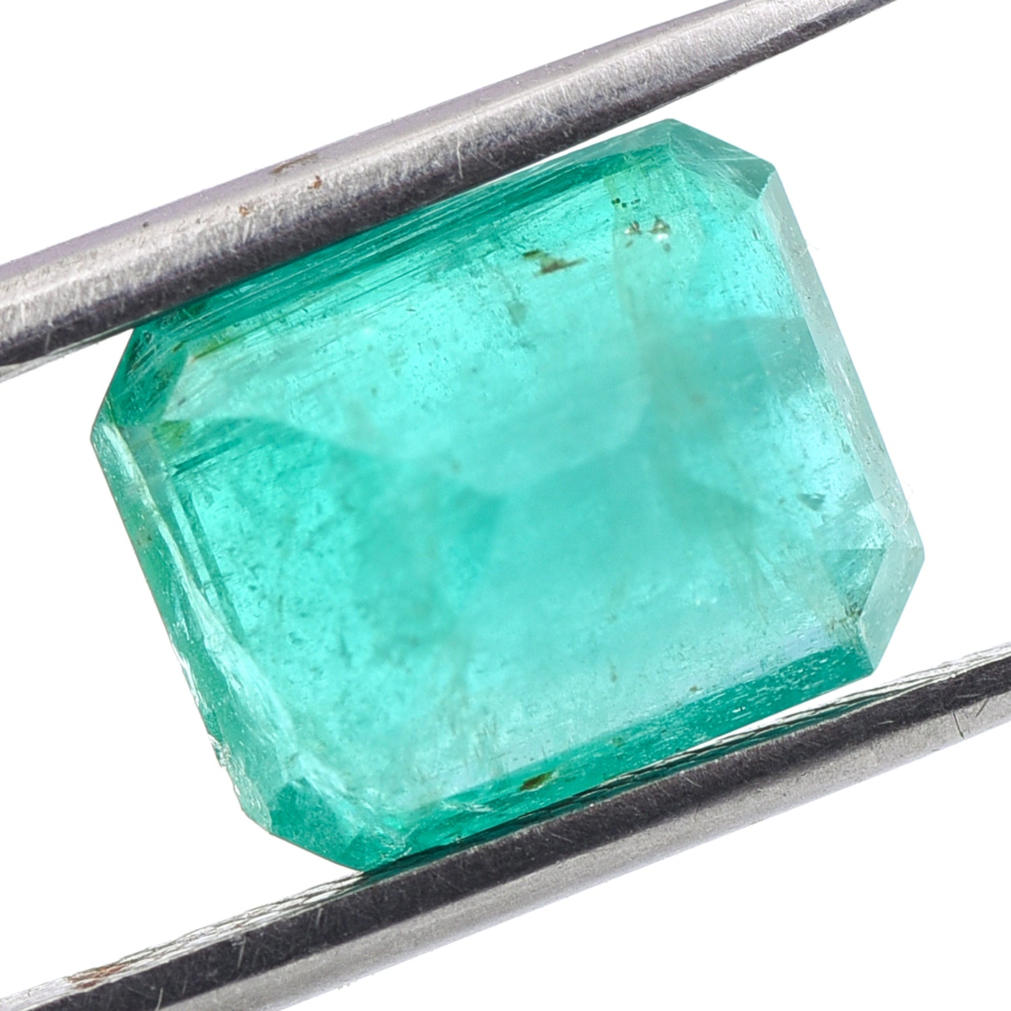 3.39 Natural Beryl Emerald Emerald Cut Gemstone