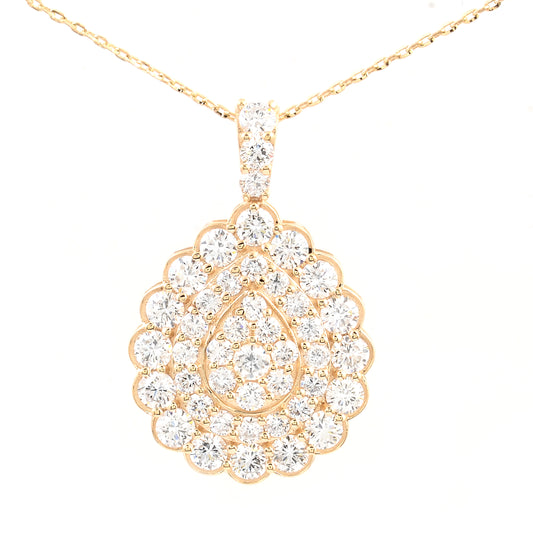 1.94 Carats Lab Grown Diamond 14K Gold Pendant