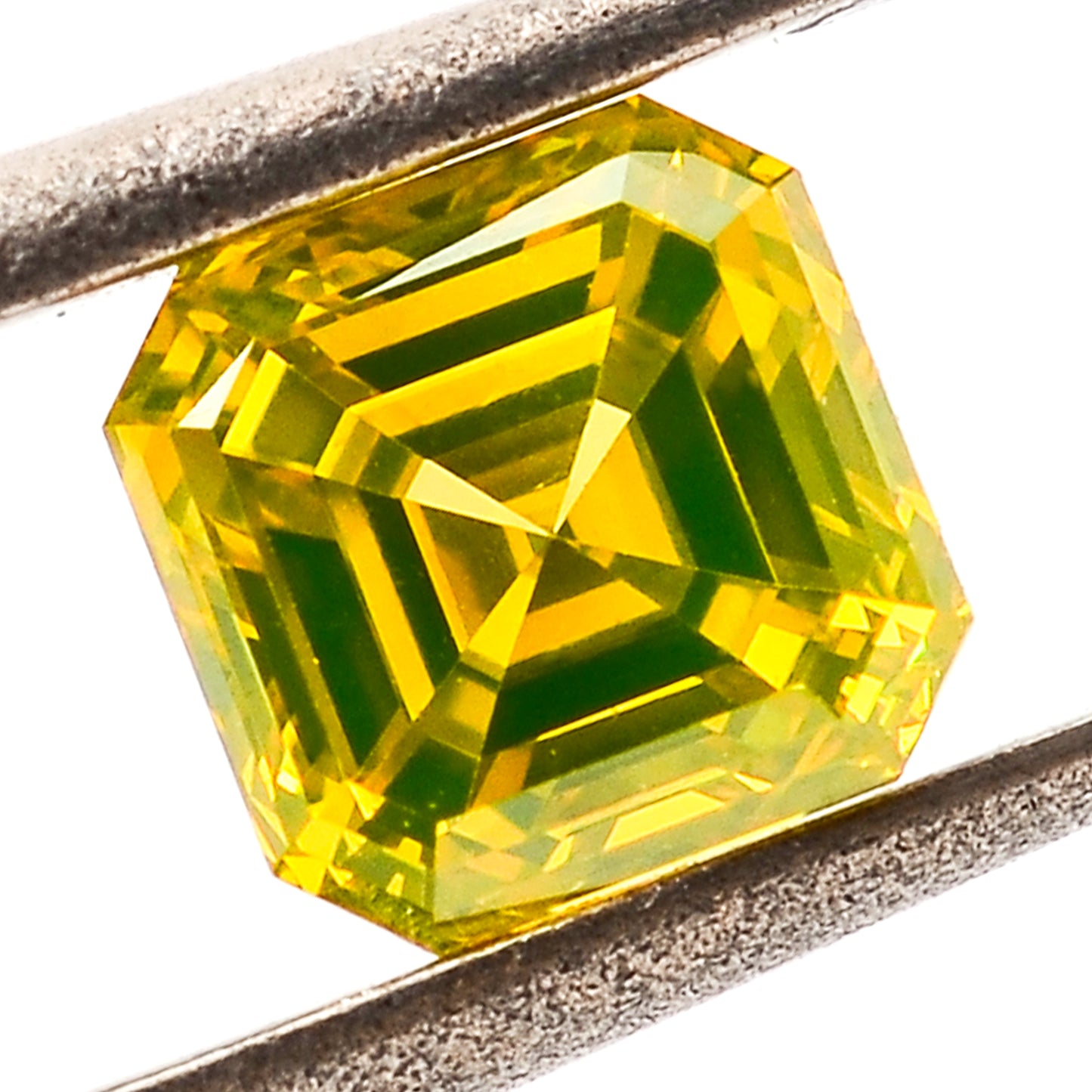 0.49 Yellow Diamond Octagon Loose Diamond