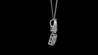3.27 Carats Lab Grown Diamond 14K Gold Pendant