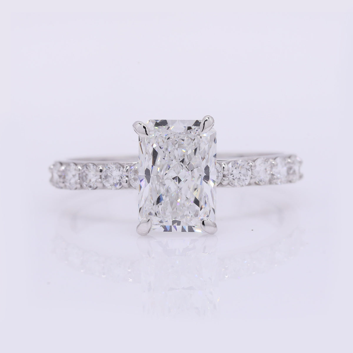 2.31 Carats Lab Grown Diamond 14K Gold Ring