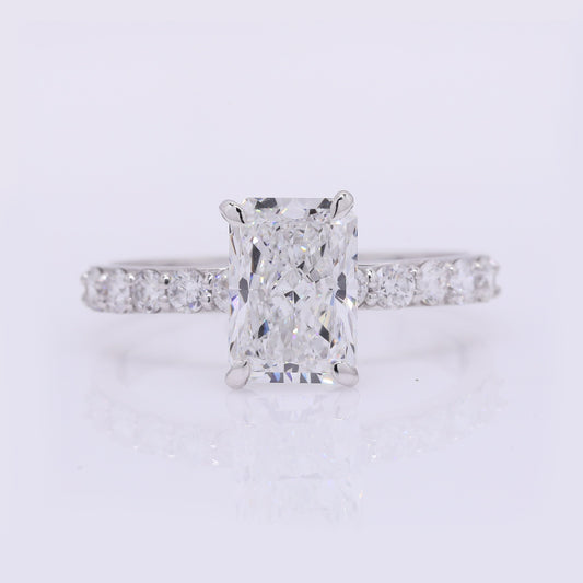 2.31 Carats Lab Grown Diamond 14K Gold Ring