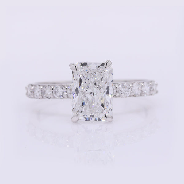 2.31 Carats Lab Grown Diamond 14K Gold Ring