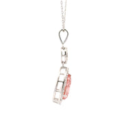 2.03 Carats Pink Lab Grown Diamond 14K Gold Pendant