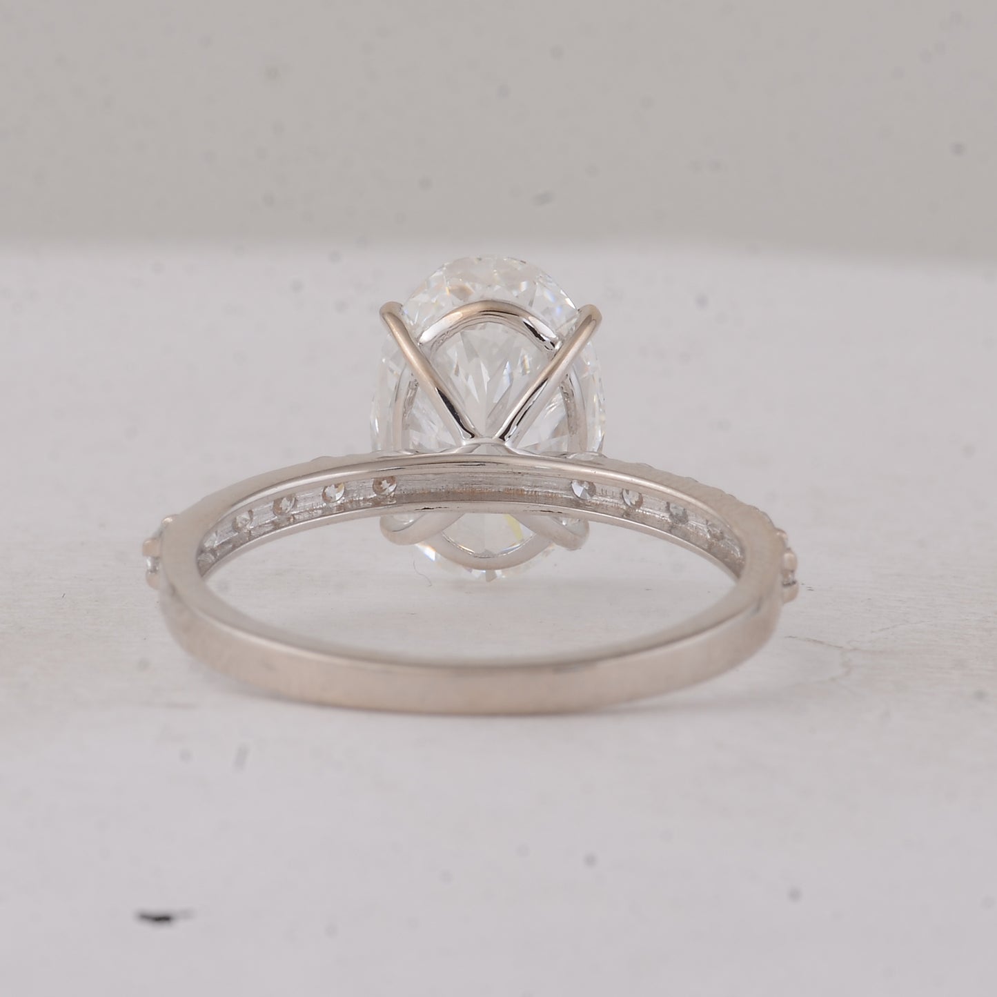 2.84 Carats Lab Grown Diamond 14K Gold Ring