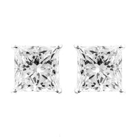 3.75 Carats Lab Grown Diamond 14K Gold Earrings