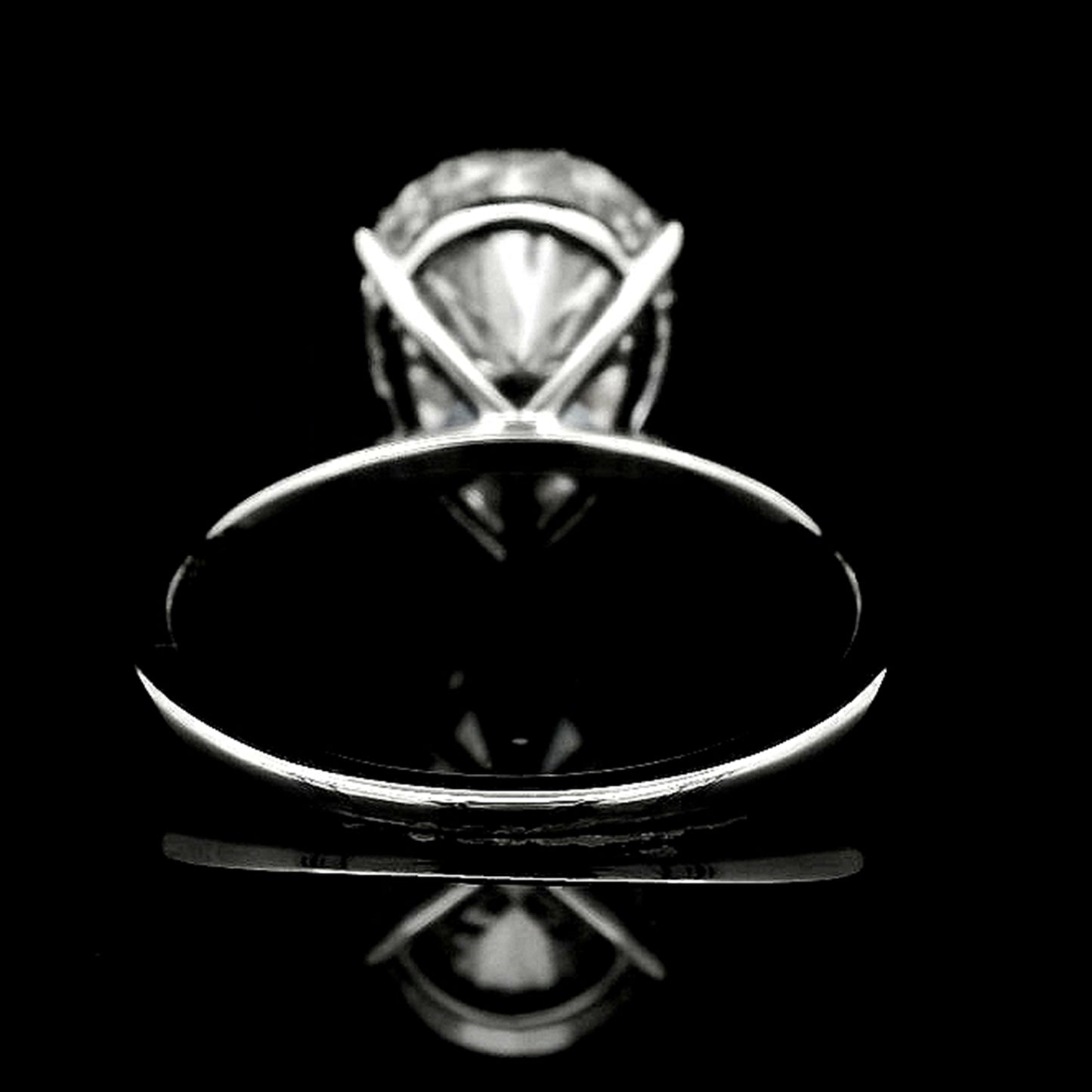 4.07 Carats Lab Grown Diamond 14K Gold Ring
