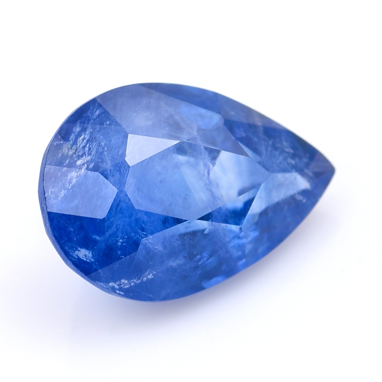 2.71 Natural Corundum Sapphire Pear Mixed Cut Gemstone