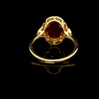 2.31 Ct Oval Ruby 14K Gold Ring