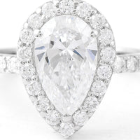 2.57 Carats Lab Grown Diamond 14K Gold Ring