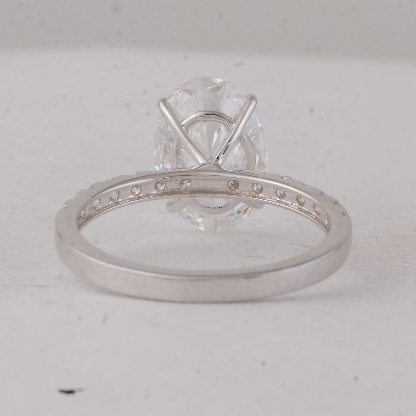 2.87 Carats Lab Grown Diamond 14K Gold Ring
