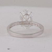 2.87 Carats Lab Grown Diamond 14K Gold Ring