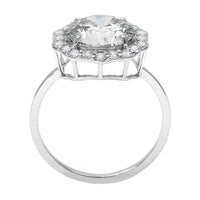 3.46 Carats Lab Grown Diamond 14K Gold Ring