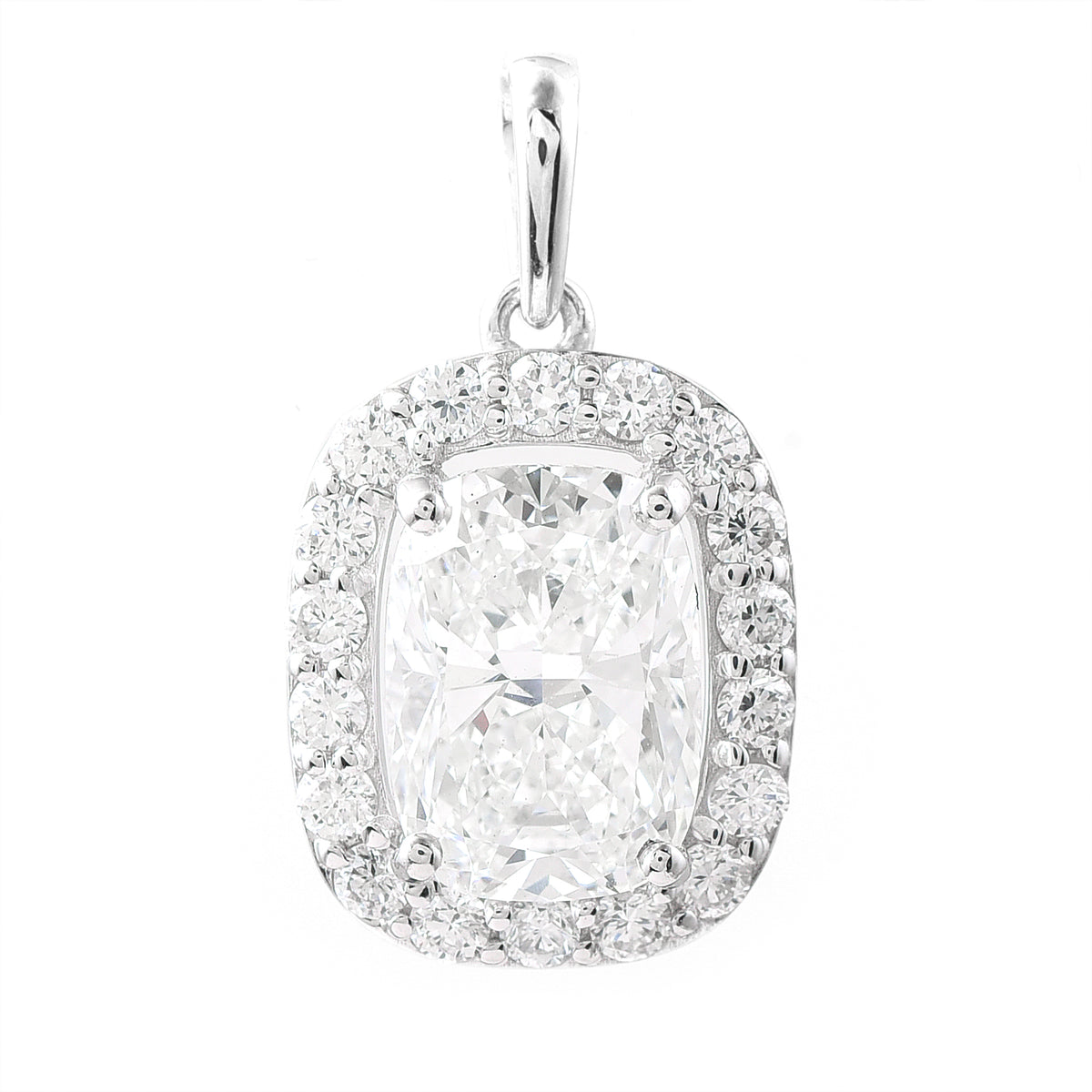 2.43 Carats Lab Grown Diamond 14K Gold Pendant