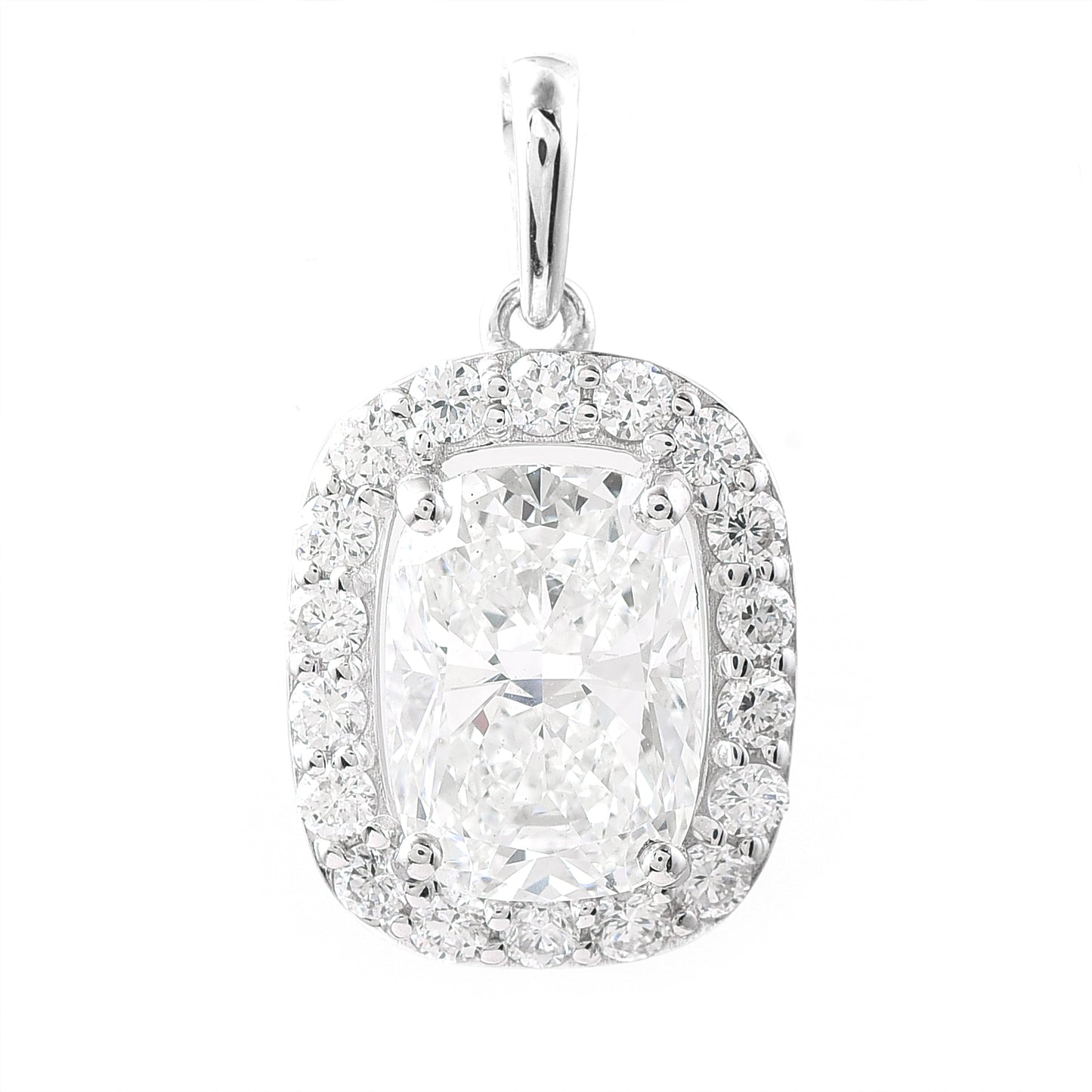 2.43 Carats Lab Grown Diamond 14K Gold Pendant