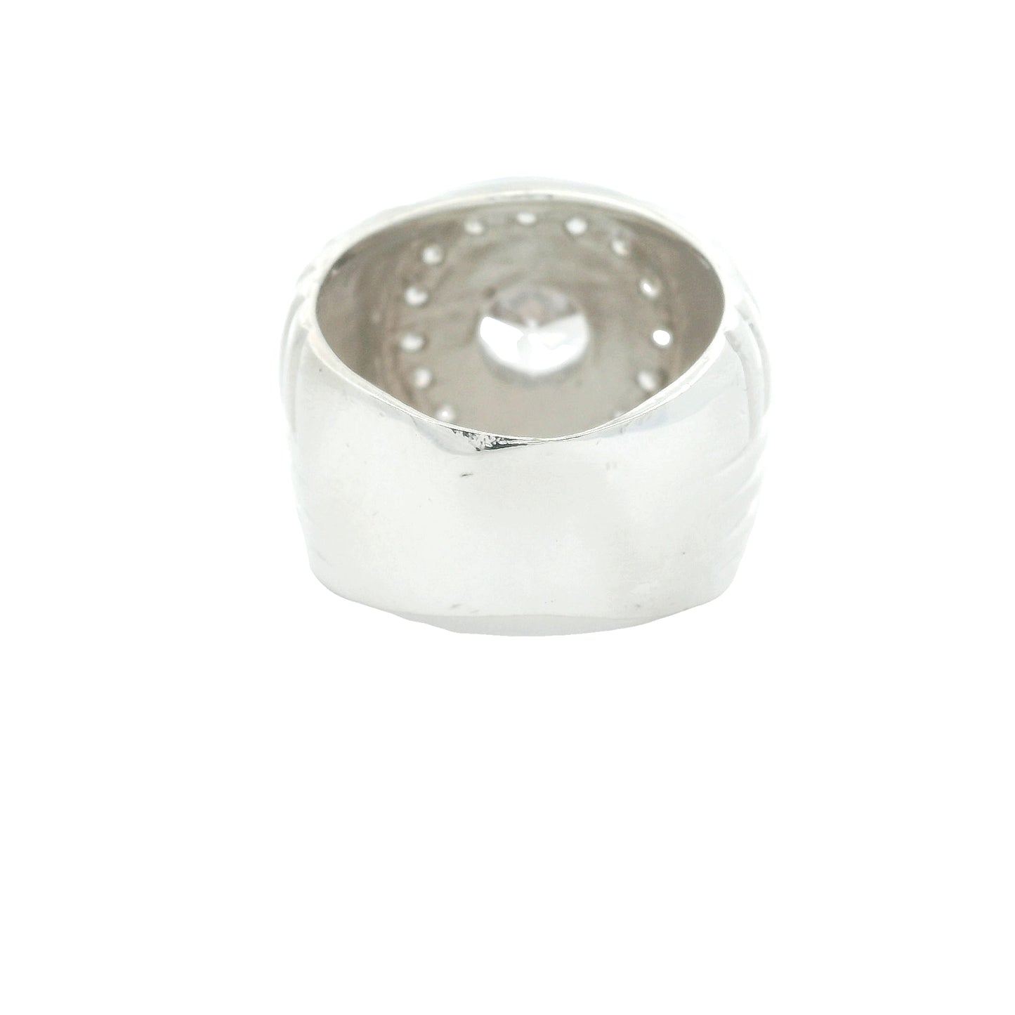 18.18 Ct Cubic Zirconia 925 Sterling Silver Ring