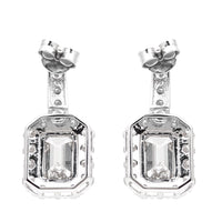 3.25 Carats Lab Grown Diamond 14K Gold Earrings