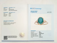 1.82 Ct Oval Natural Emerald 14K Gold Ring