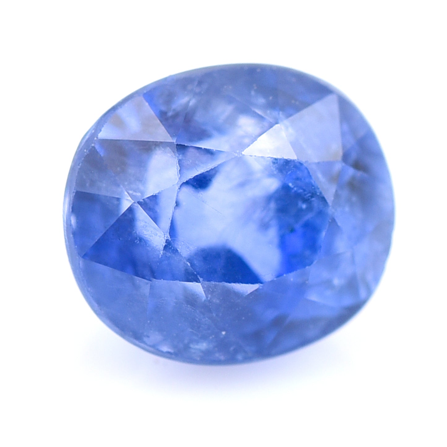 2.12 Natural Corundum Sapphire Oval Mixed Cut Gemstone