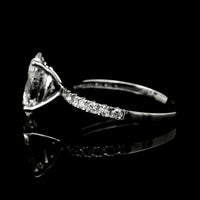 2.83 Carats Lab Grown Diamond 950 Platinum Ring