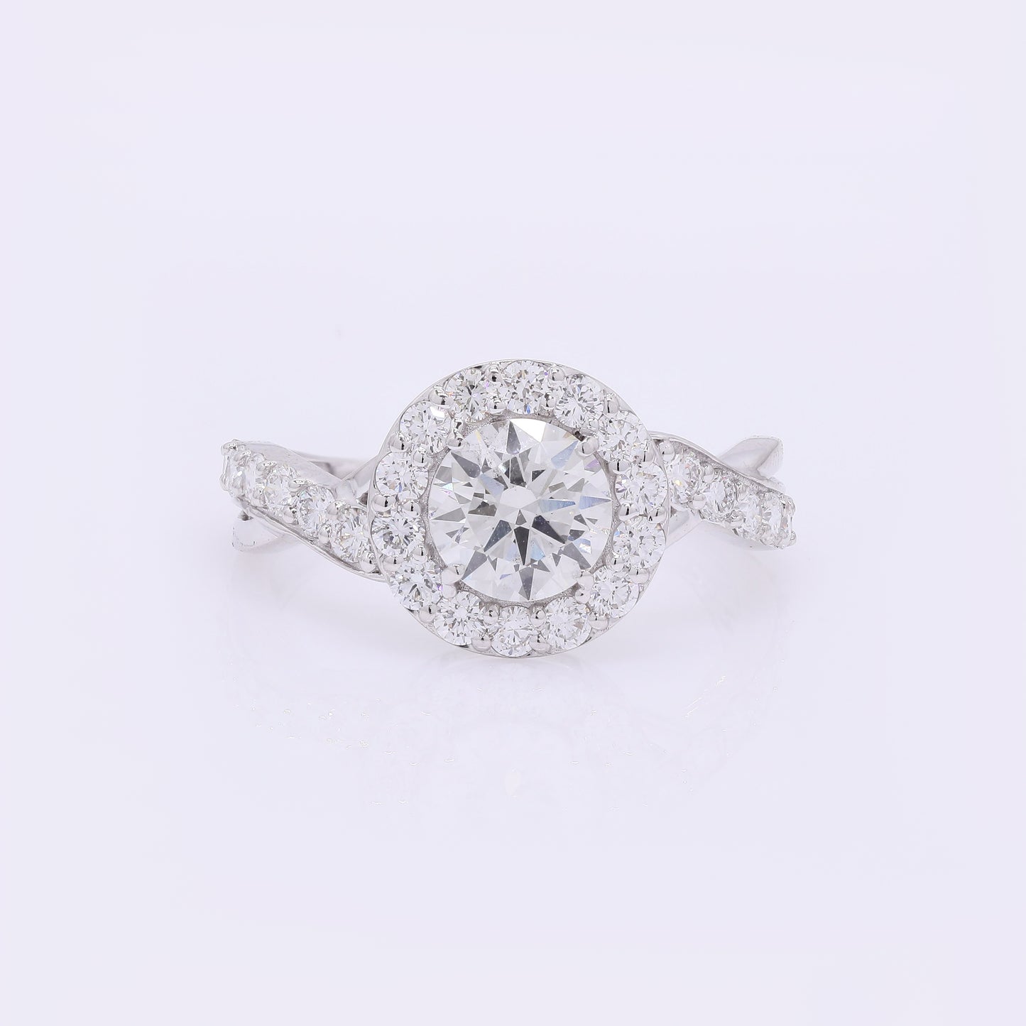 1.96 Carats Lab Grown Diamond 14K Gold Ring