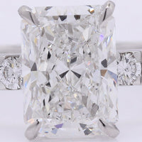 2.48 Carats Lab Grown Diamond 950 Platinum Ring