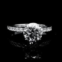 2.31 Carats Lab Grown Diamond 14K Gold Ring