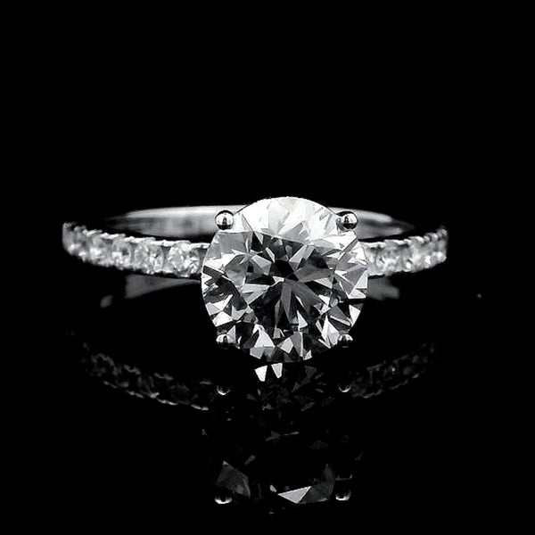 2.31 Carats Lab Grown Diamond 14K Gold Ring