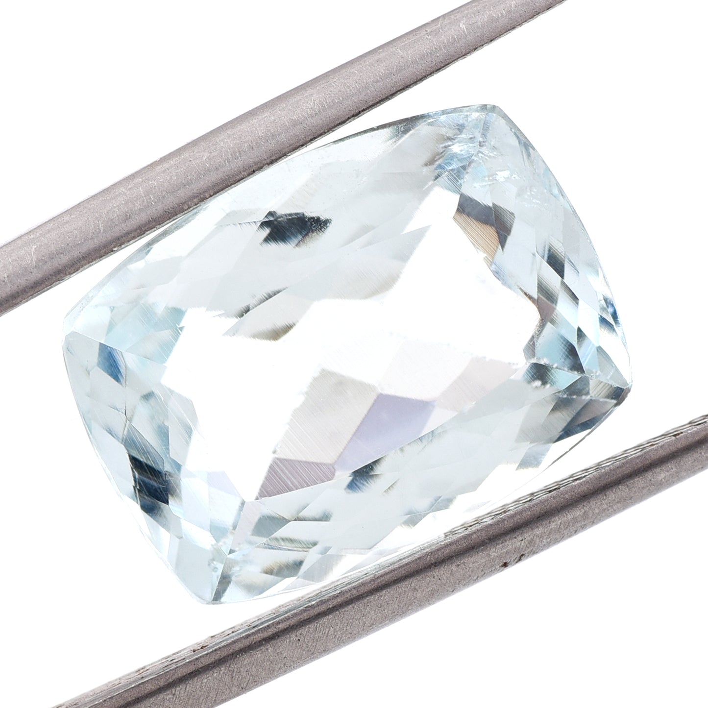 8.42 Natural Beryl Aquamarine Rectangular Cushion Mixed Cut Gemstone