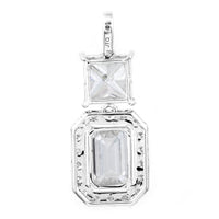 3.89 Carats Lab Grown Diamond 14K Gold Pendant