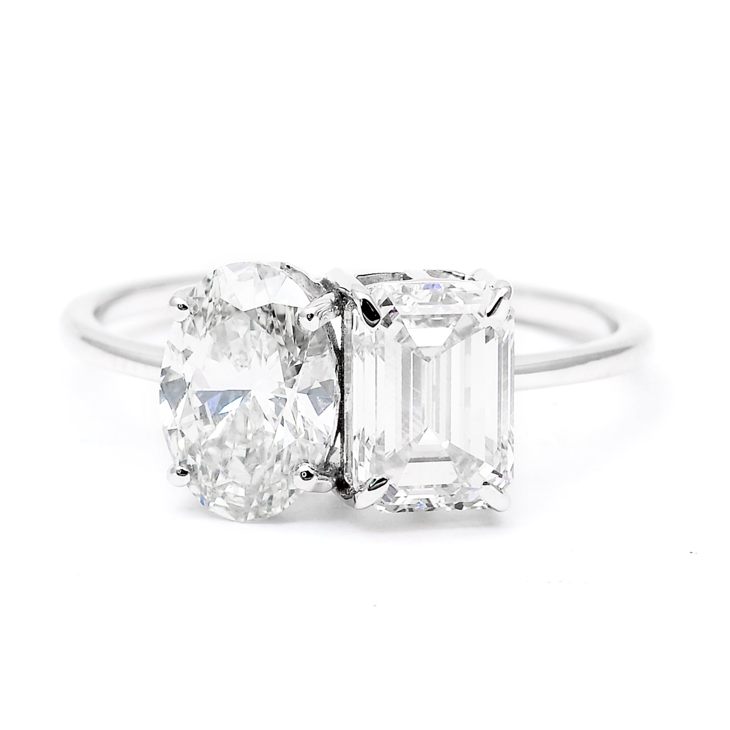 2.76 Carats Lab Grown Diamond 14K Gold Ring
