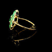 2.34 Ct Oval Emerald 14K Gold Ring