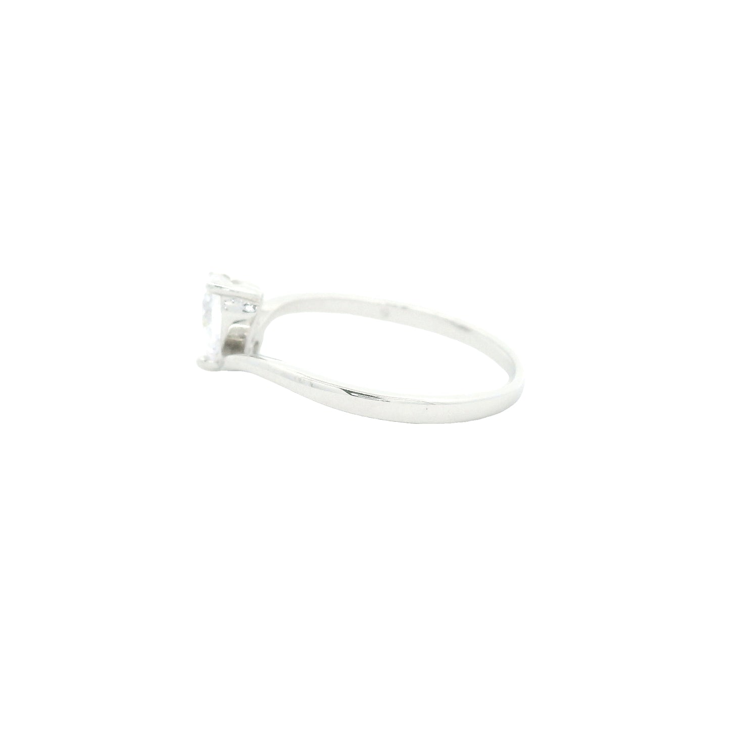 0.78 Ct Cubic Zirconia 925 Sterling Silver Ring
