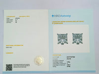 4.09 Carats Lab Grown Diamond 14K Gold Earrings