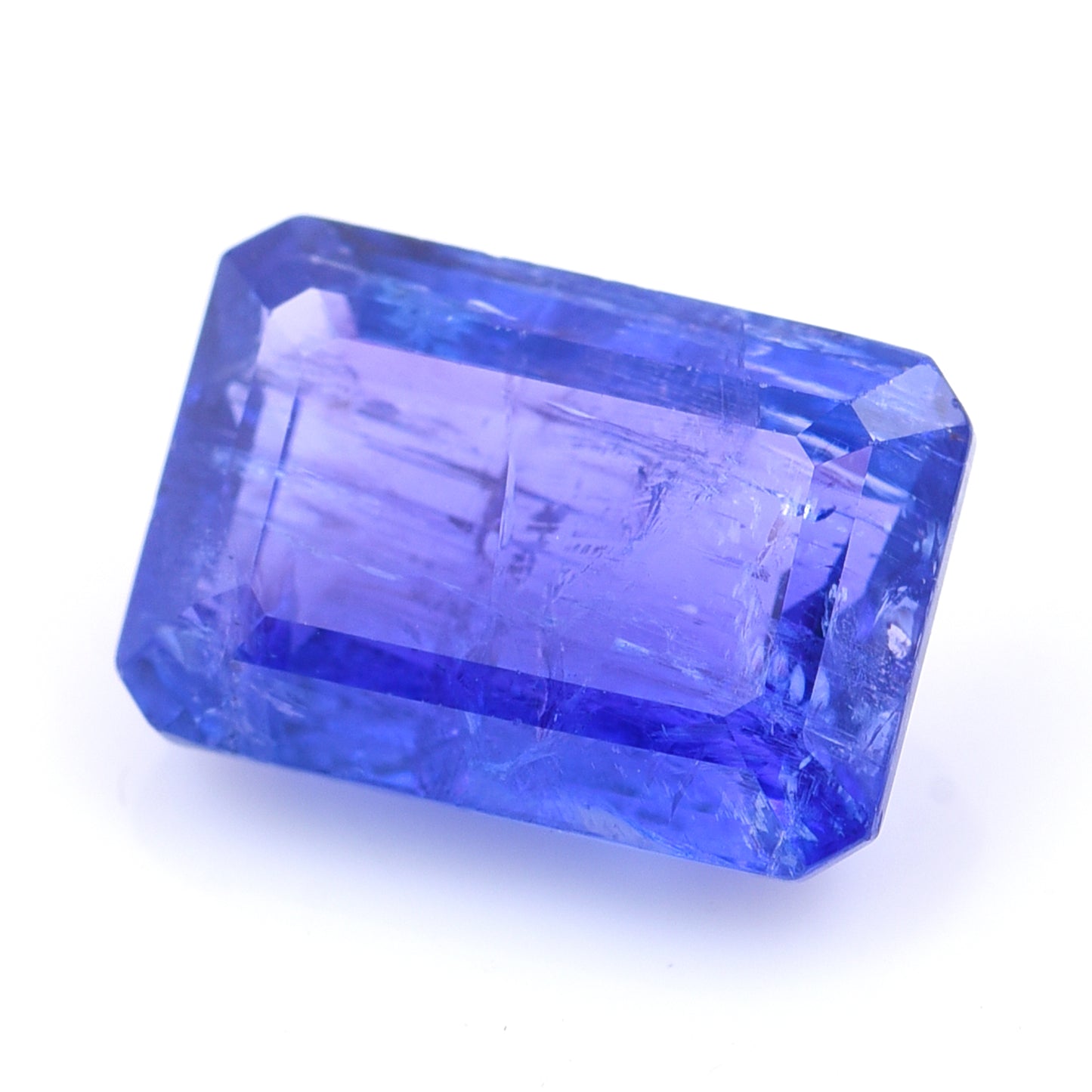 6.9 Natural Zoisite Tanzanite Emerald Cut Gemstone
