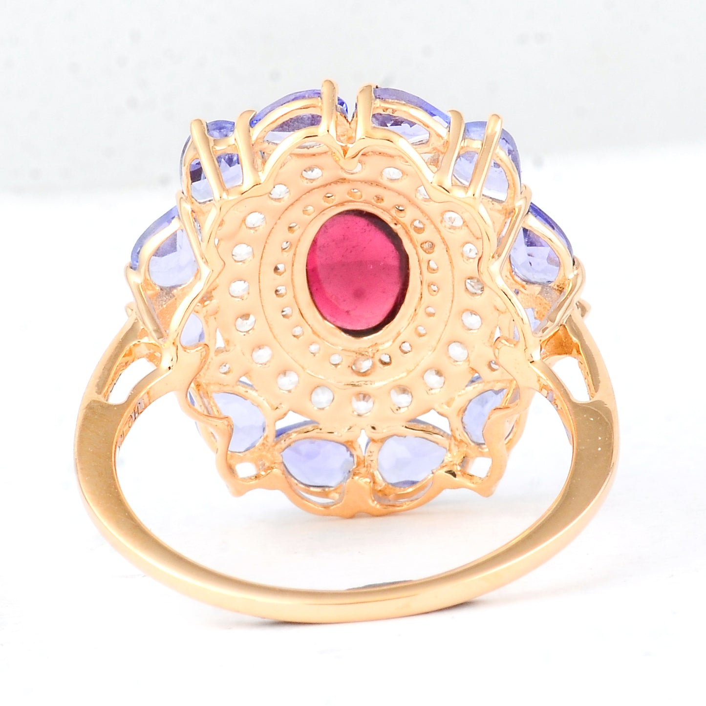 2.97 Ct Oval Tourmaline 14K Gold Ring