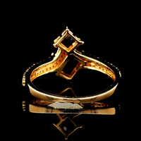 1.29 Ct Octagon Tourmaline 14K Gold Ring