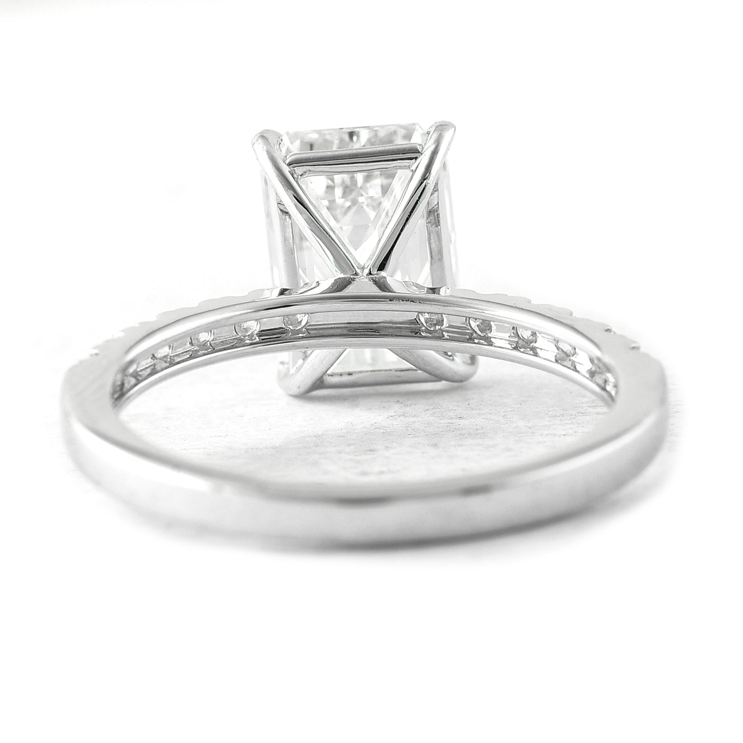 3.20 Carats Lab Grown Diamond 14K Gold Ring