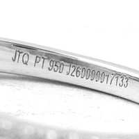 1.70 Ct Oval Mixed Cut Natural Sapphire 950 Platinum Ring