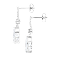 4.54 Carats Lab Grown Diamond 14K Gold Earrings