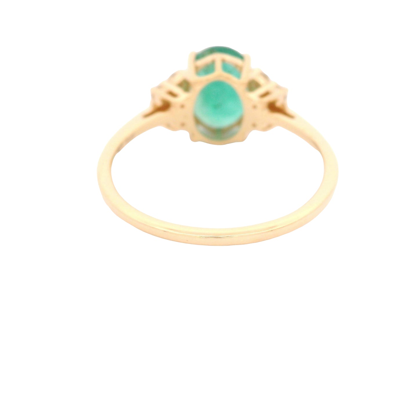 1.75 Ct Oval Emerald 14K Gold Ring