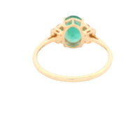1.75 Ct Oval Emerald 14K Gold Ring