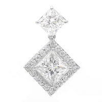 4.45 Carats Lab Grown Diamond 14K Gold Pendant