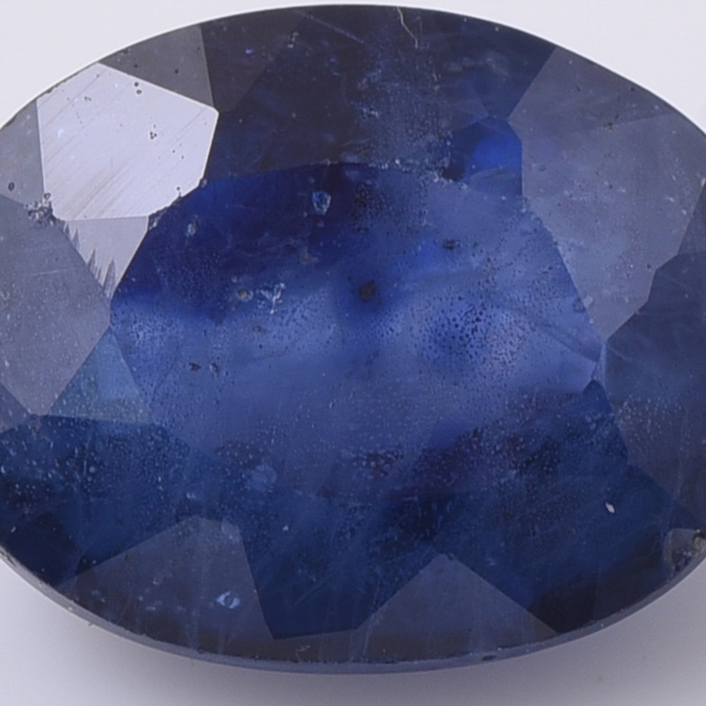 2.53 Natural Corundum Sapphire Oval Mixed Cut Gemstone