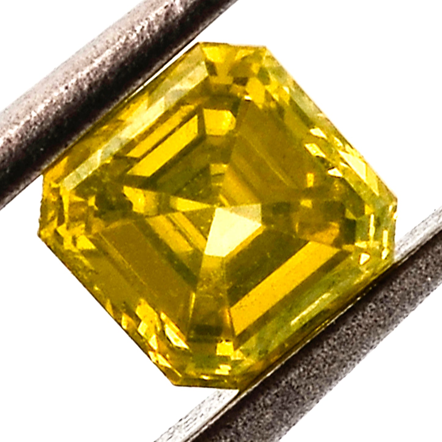 0.41 Yellow Diamond Octagon Loose Diamond