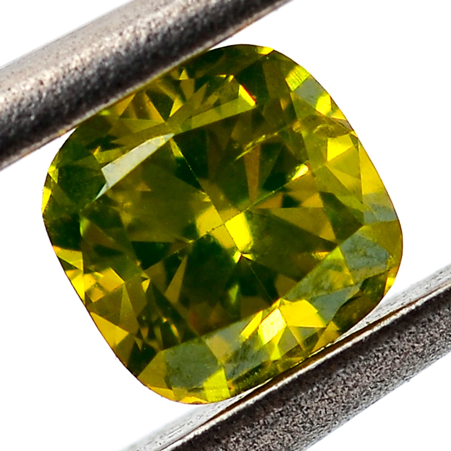 0.33 Yellow Diamond Cushion Loose Diamond