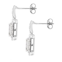 3.25 Carats Lab Grown Diamond 14K Gold Earrings